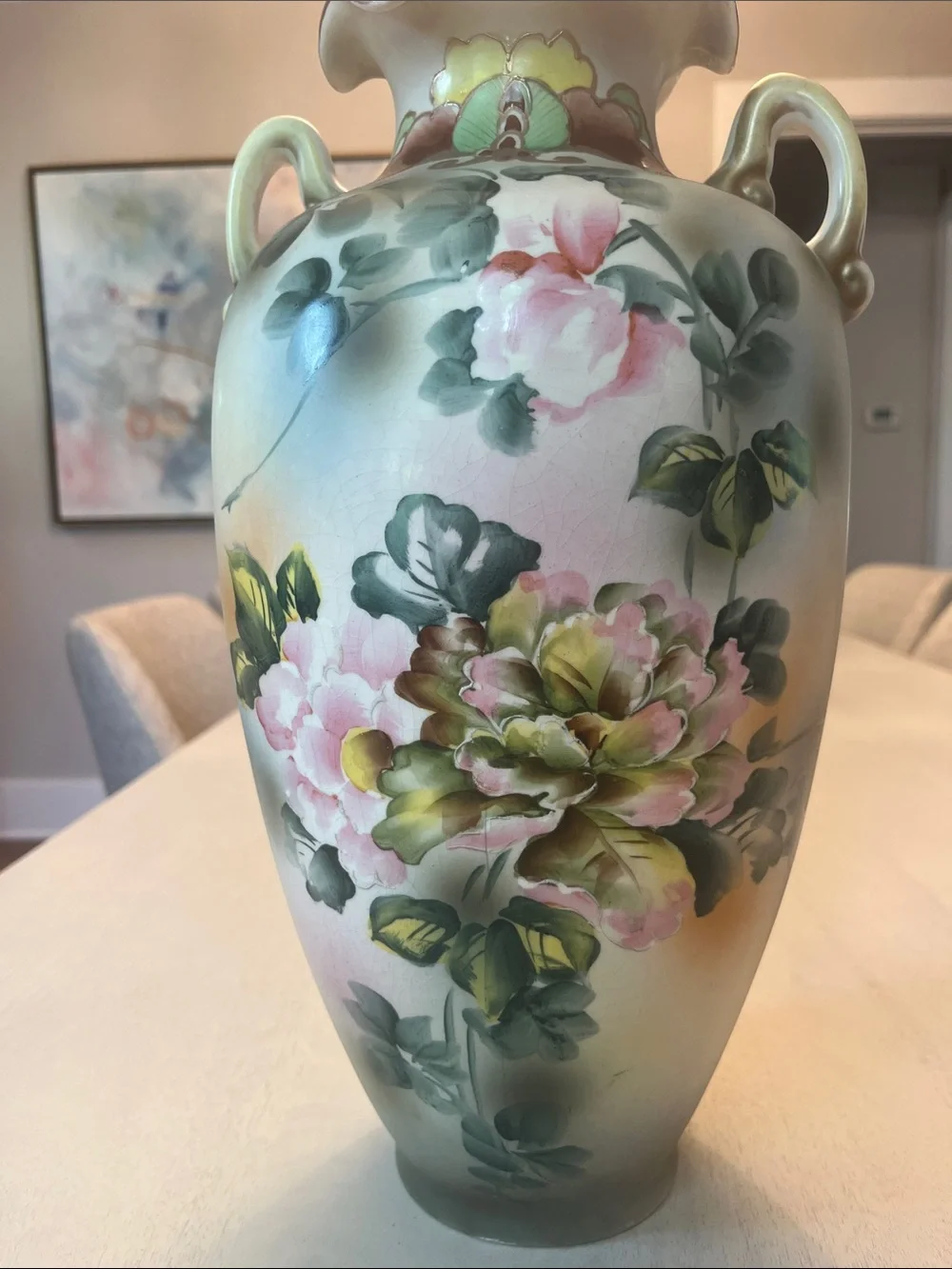 Nippon Antique Hand-Painted Vase 16/5031
